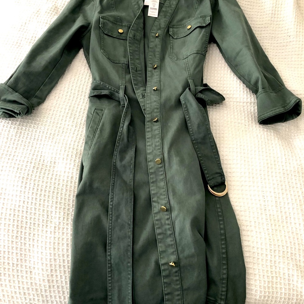 NWT White House Black Market shirtdress 10